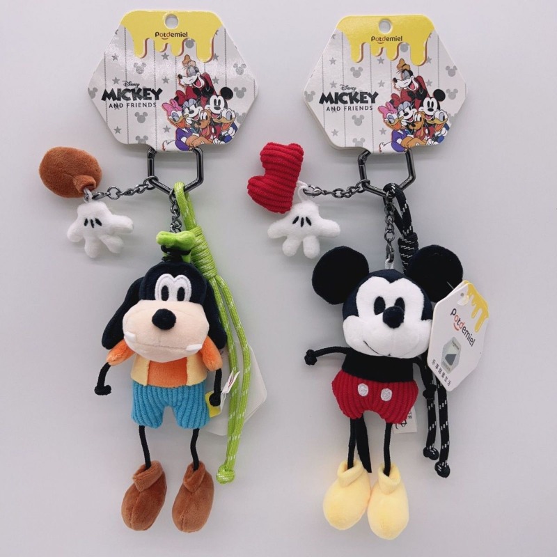 Vintage Cartoon Collectible - Cute Mickey Minnie Retro Pilot Aviator