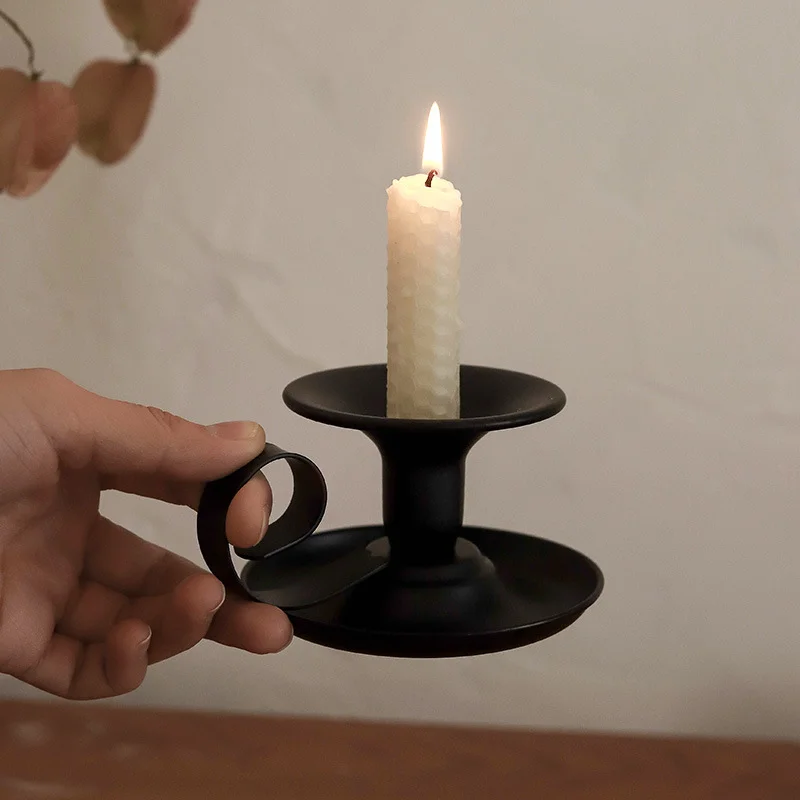 Collectible Vintage Matches - Tea Cup Type Candlestick Iron Candle