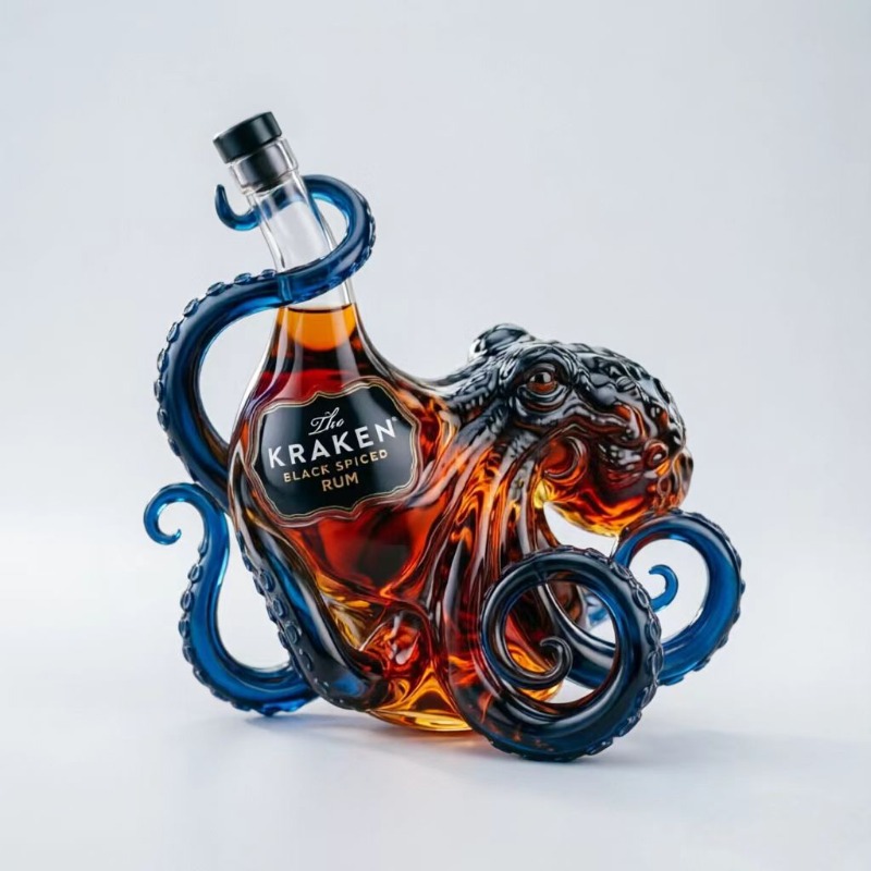 Whiskey Decanter, Sea Monster  - Vintage Collectible Glassware บทวิจารณ์และราคา