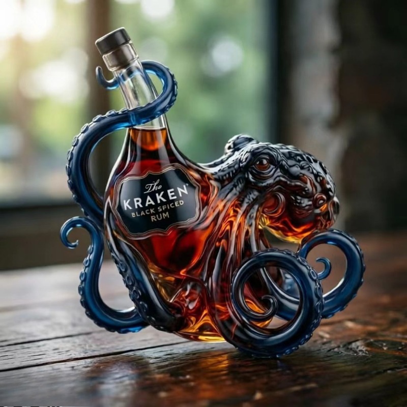 Whiskey Decanter, Sea Monster  - Vintage Collectible Glassware บทวิจารณ์และราคา