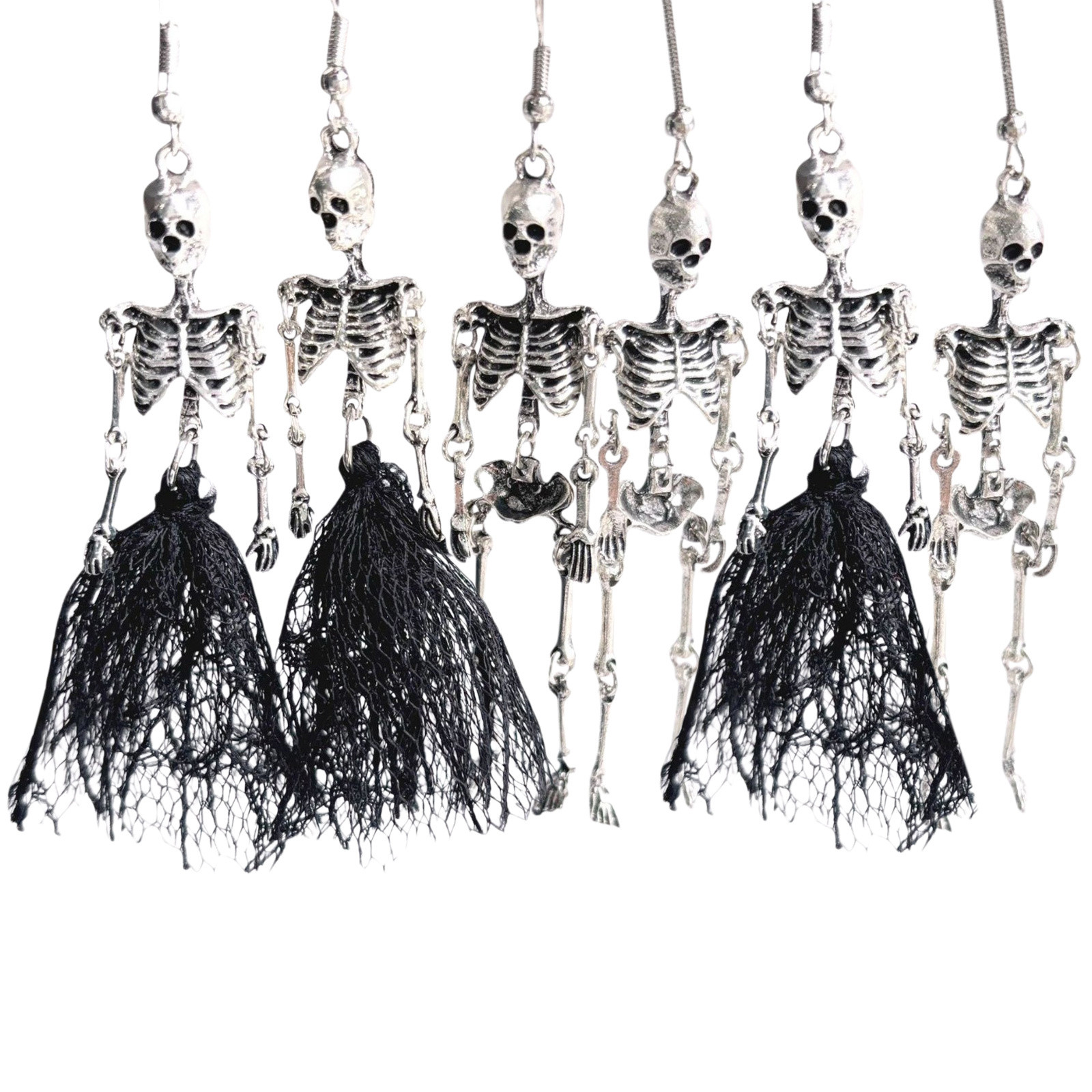 1 Pair Halloween Vintage Skele - Vintage Toy Collector บทวิจารณ์และราคา