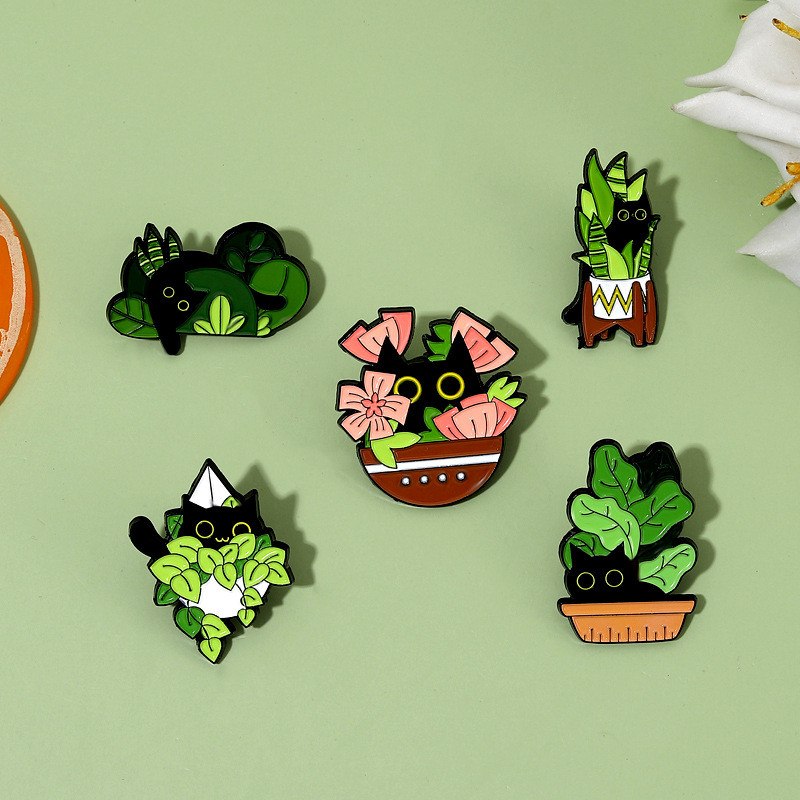 Cute Black Cat Collection Plan - Vintage Cartoon Collectible บทวิจารณ์และราคา