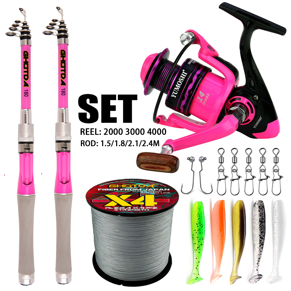 1.5m-2.4m Lure Spinning Fishin - Developing Tank Reel บทวิจารณ์และราคา