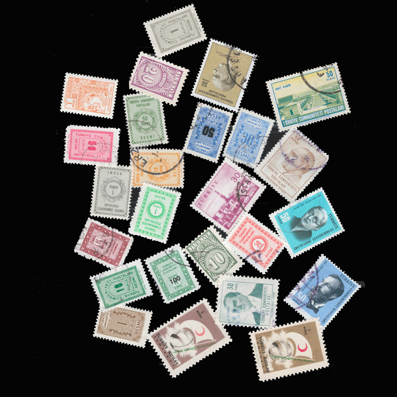 20 PCS/lot Old Turkey New and  - Collectible Vintage Postage Stamps บทวิจารณ์และราคา