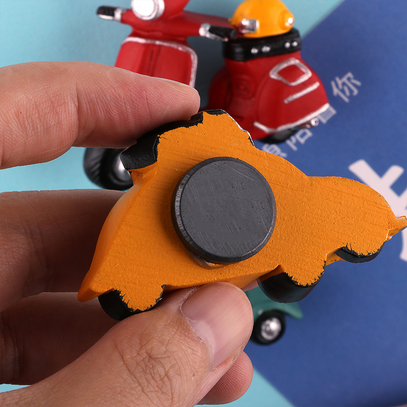 Car model 3D fridge magnets re - Vintage Cartoon Collectible บทวิจารณ์และราคา