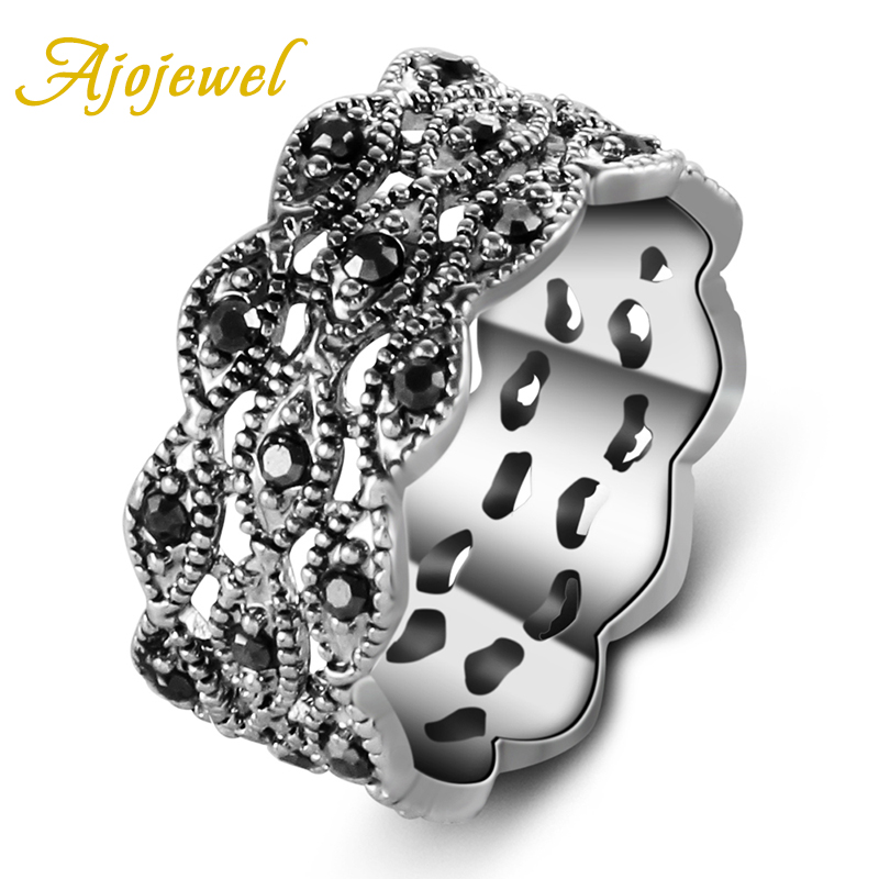 Ajojewel 3 Layer Rhinestone Ri - Vintage Collectible Items บทวิจารณ์และราคา