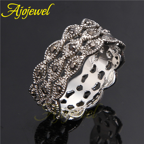 Ajojewel 3 Layer Rhinestone Ri - Vintage Collectible Items บทวิจารณ์และราคา