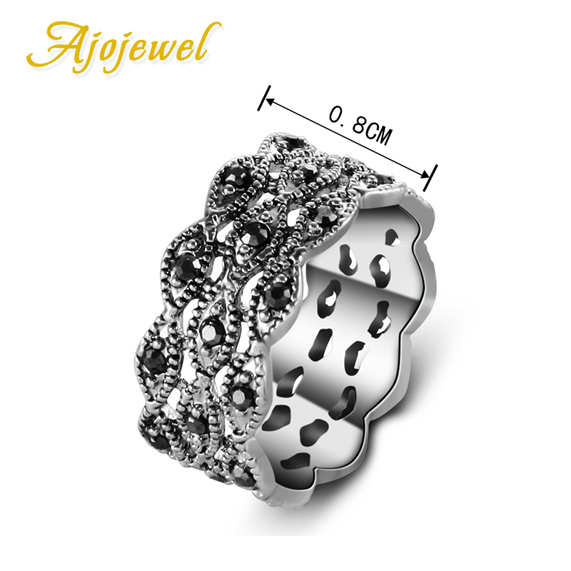 Ajojewel 3 Layer Rhinestone Ri - Vintage Collectible Items บทวิจารณ์และราคา