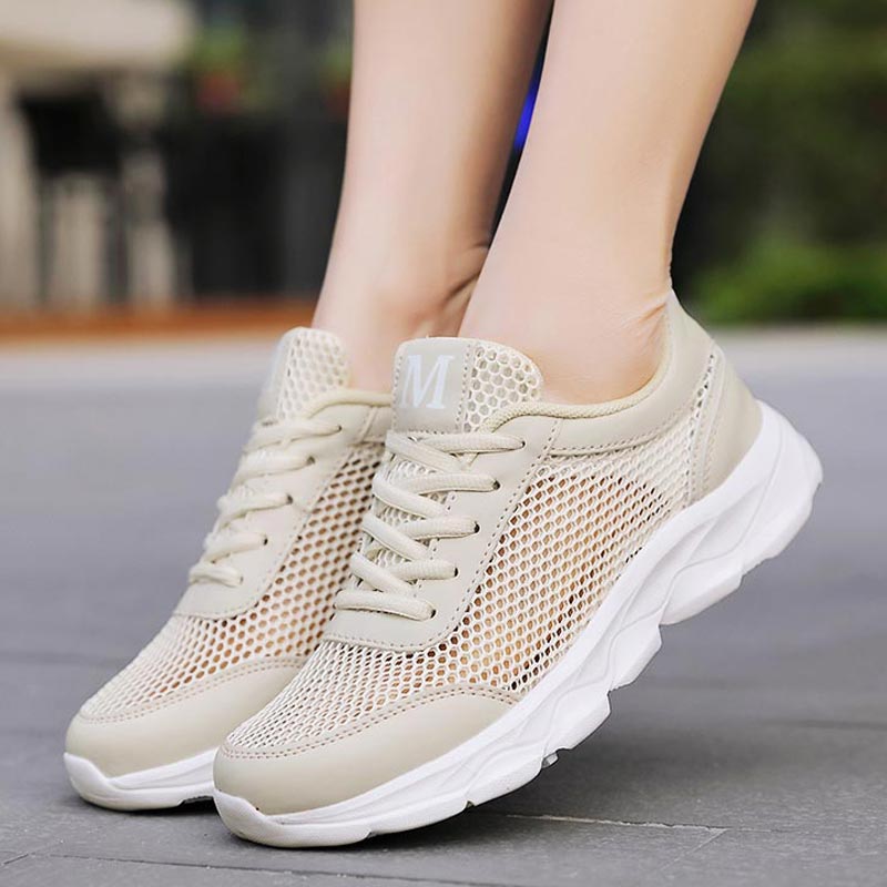Summer Breathable Sneakers Wom - Most Collectible Vintage Glass บทวิจารณ์และราคา