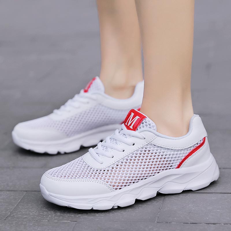 Summer Breathable Sneakers Wom - Most Collectible Vintage Glass บทวิจารณ์และราคา