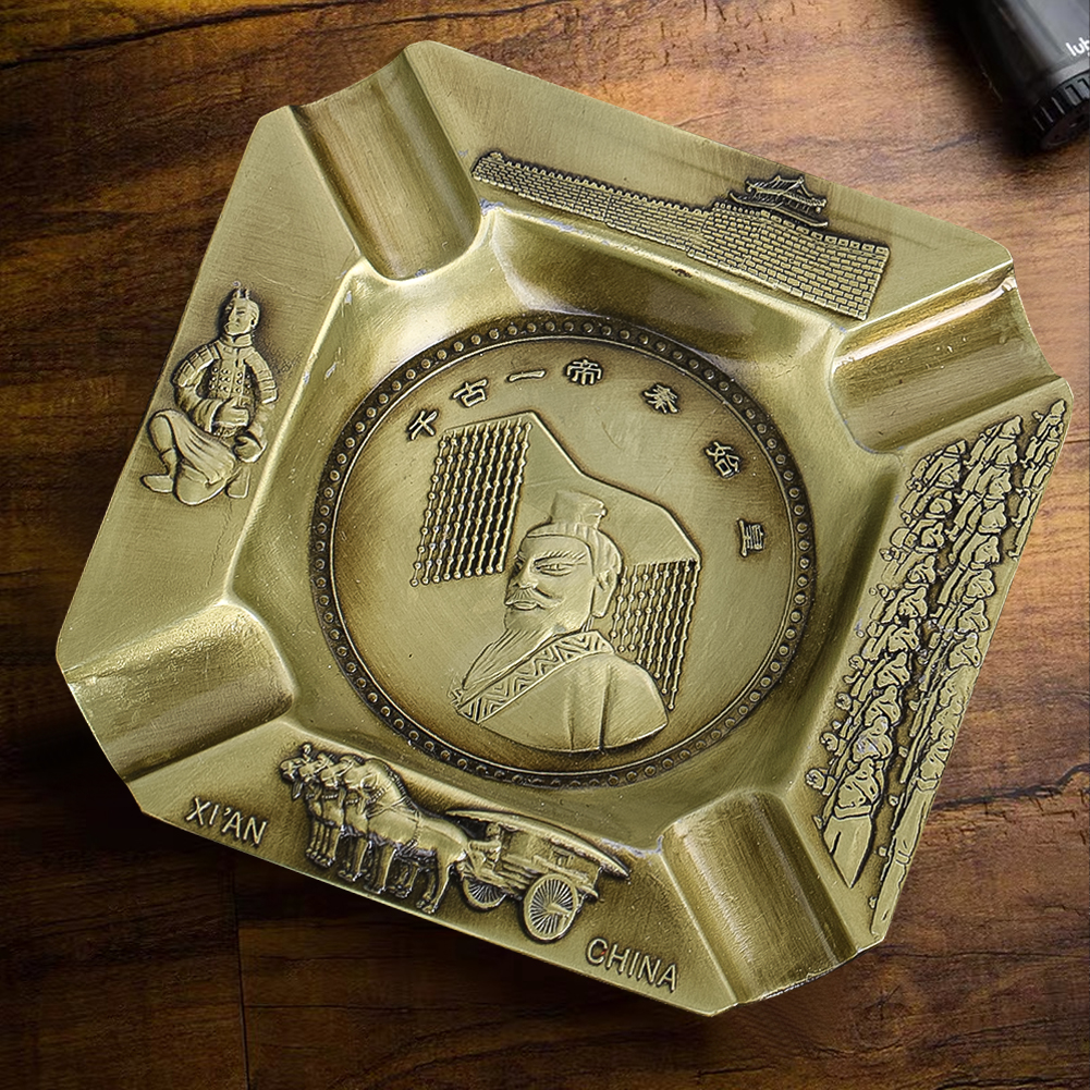 Vintage Zinc Alloy Ashtray Eng - Vintage Collectible Ashtrays บทวิจารณ์และราคา