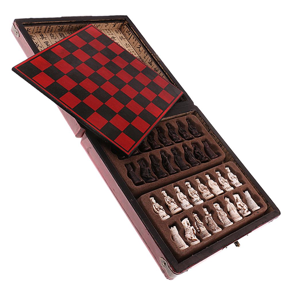 Chinese Chess Set Wooden Minia - Vintage Collection Playset บทวิจารณ์และราคา