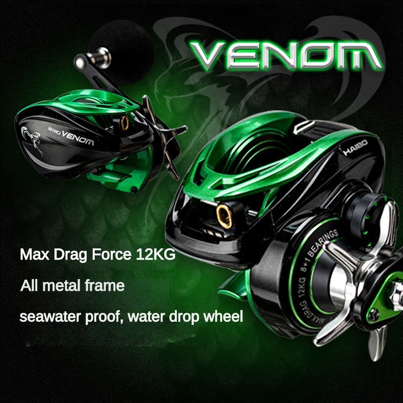 HAIBO VENOM Anti-saltwater Fis - Developing Tank Reel บทวิจารณ์และราคา