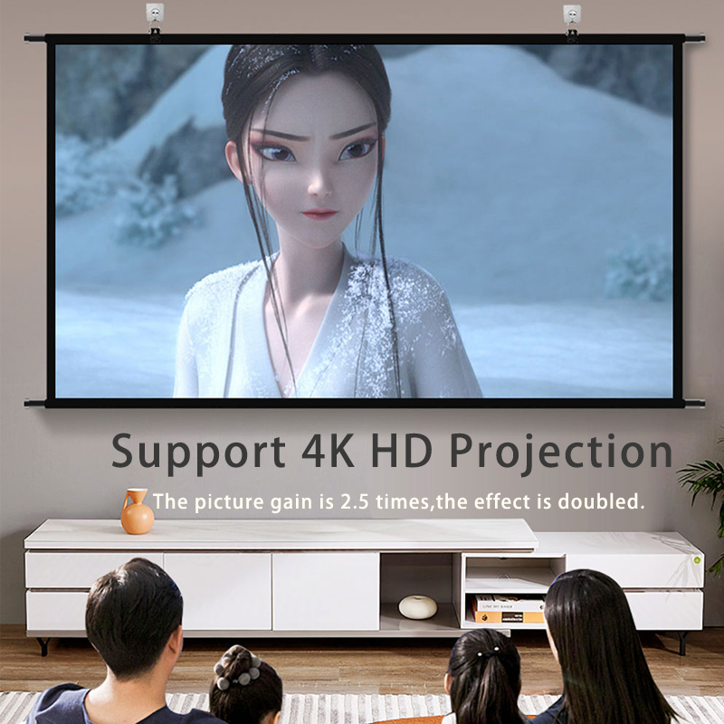 VEIDADZ Projector Screen Wall  - Slide Film 120 บทวิจารณ์และราคา