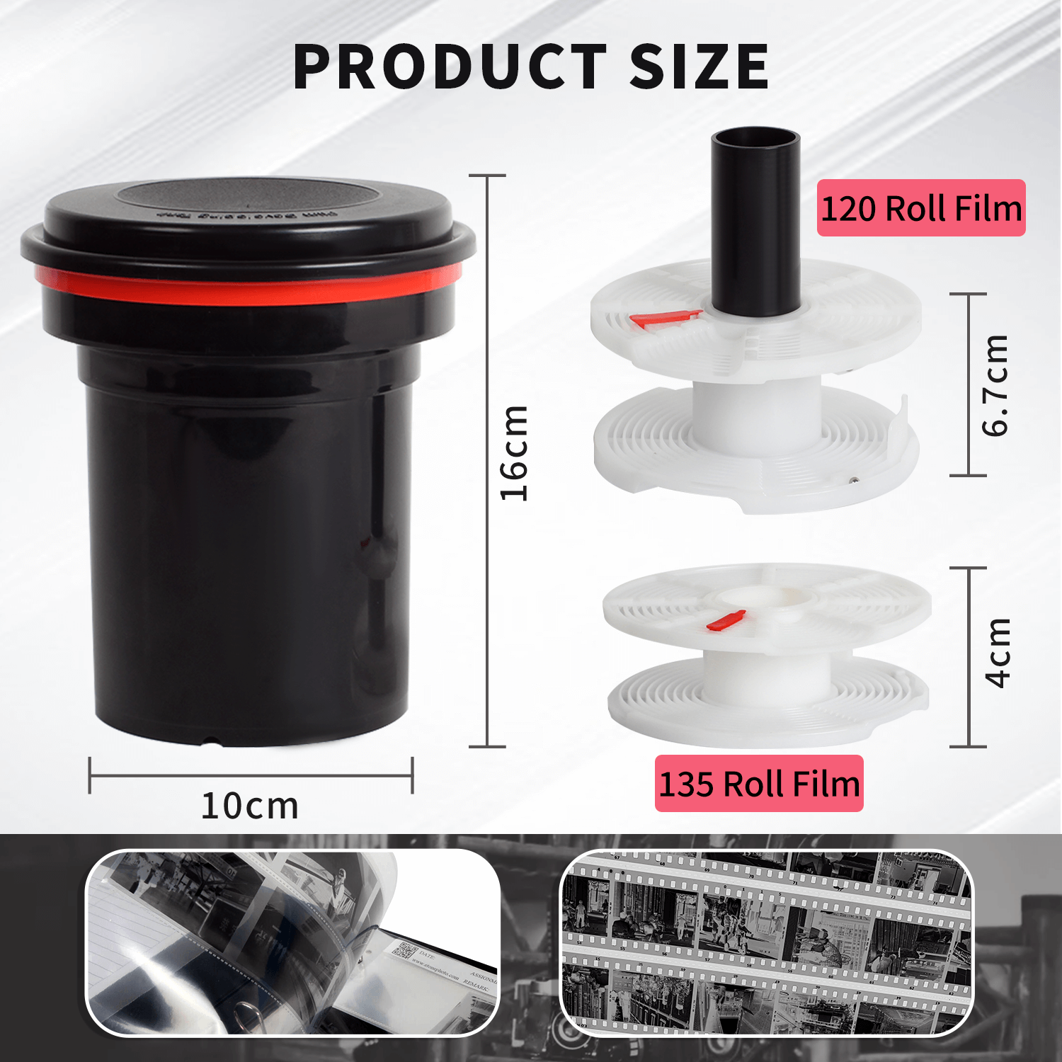 eTone 120/135/127mm Film Devel - Developing Tank Reel บทวิจารณ์และราคา
