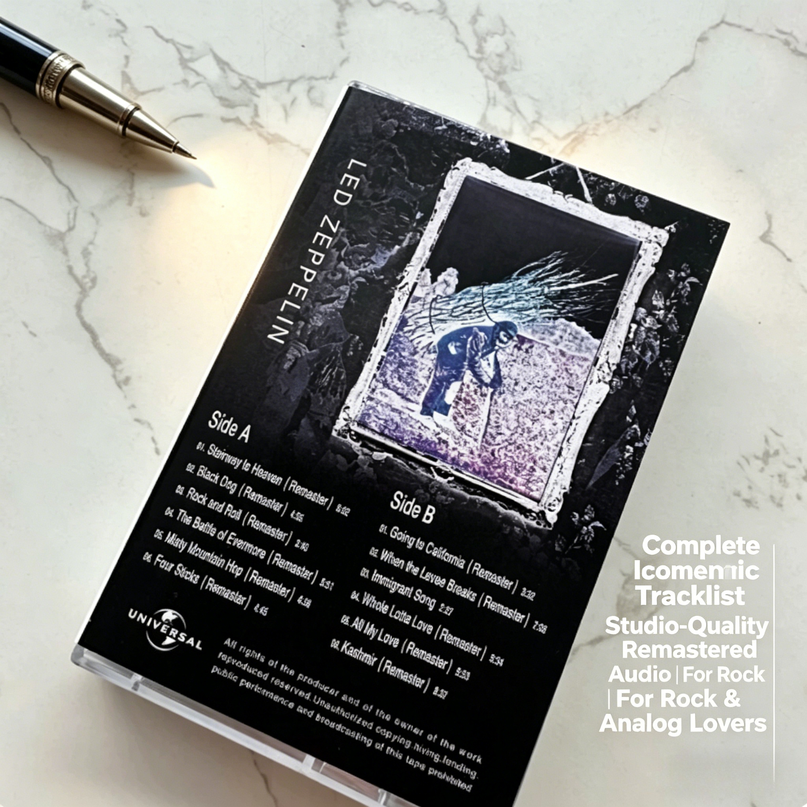 Led Zeppelin IV Classic Rock C - Vintage Collectibles & More Llc Photos บทวิจารณ์และราคา