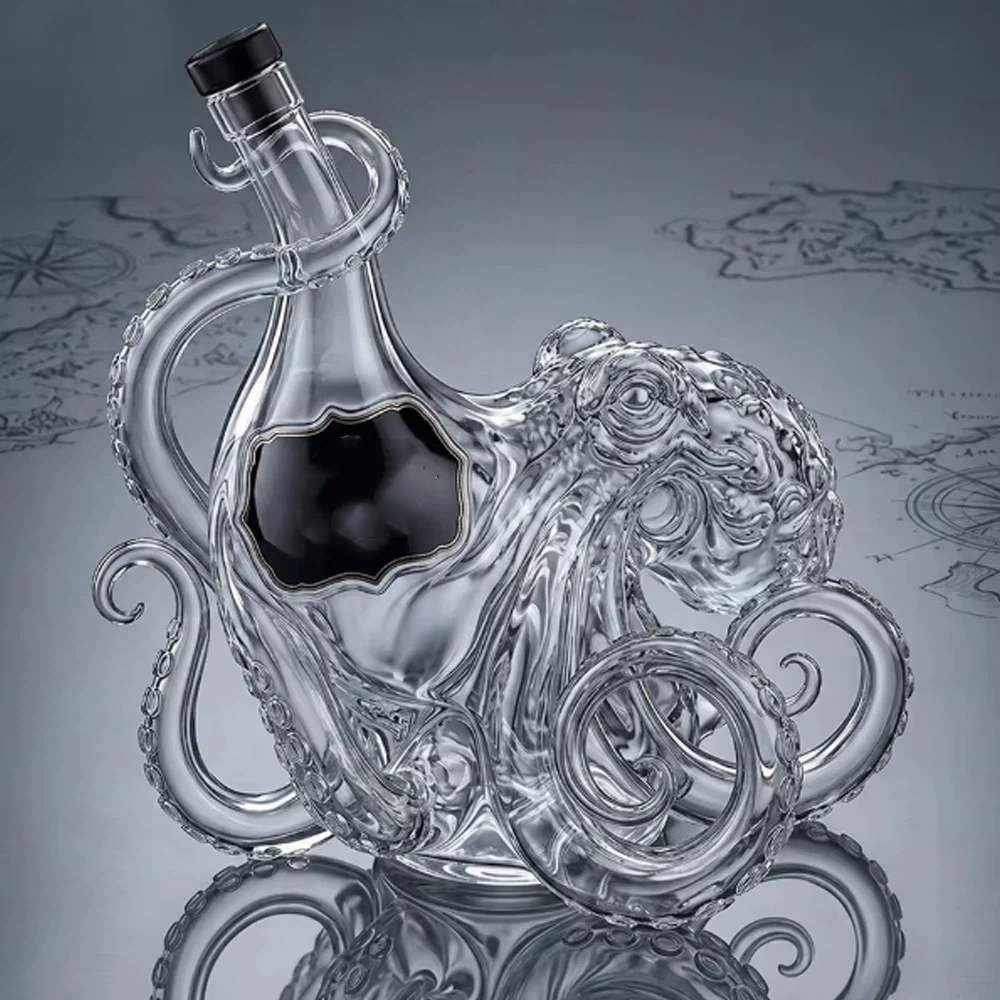 Vintage Kraken Octopus Shaped  - Vintage Collectible Glassware บทวิจารณ์และราคา