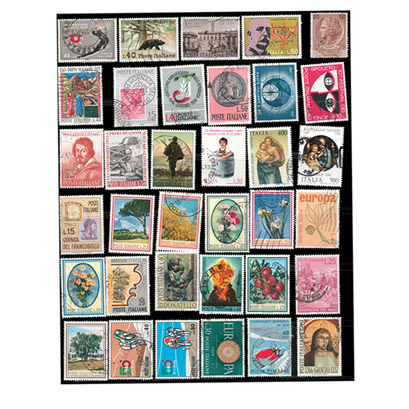 90 PCS All Different  Vintage  - Collectible Vintage Postage Stamps บทวิจารณ์และราคา
