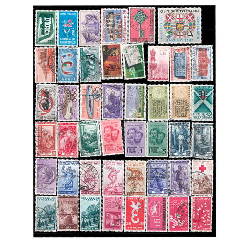 90 PCS All Different  Vintage  - Collectible Vintage Postage Stamps บทวิจารณ์และราคา
