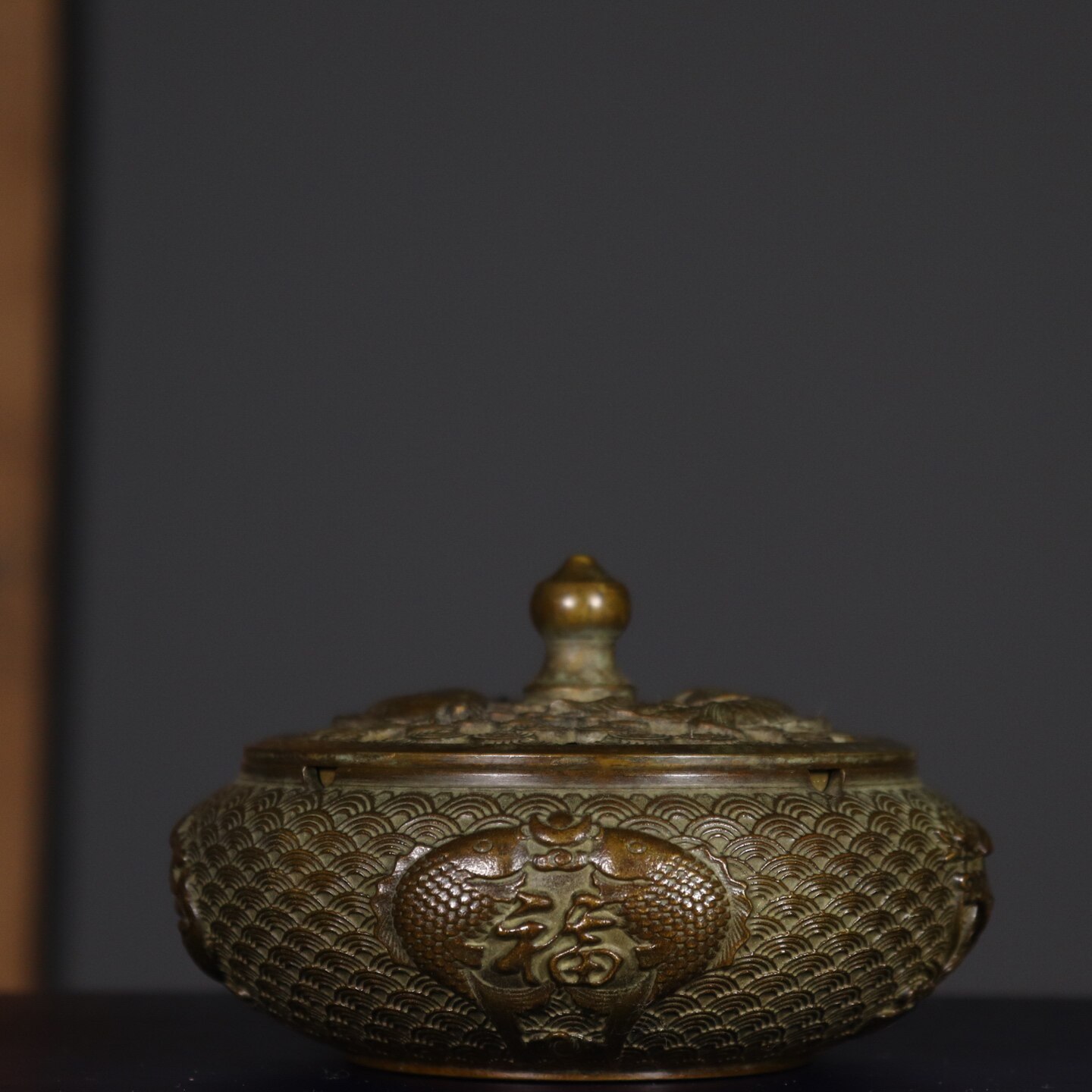 Antique Pure Copper Double Fis - Vintage Collectible Ashtrays บทวิจารณ์และราคา