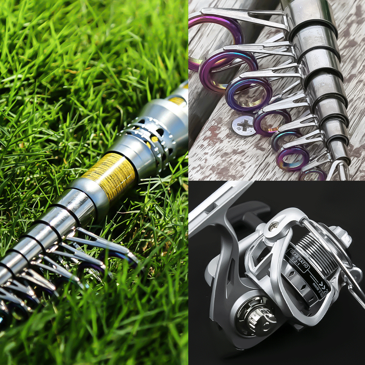 Fishing gear rod and wheel set - Developing Tank Reel บทวิจารณ์และราคา
