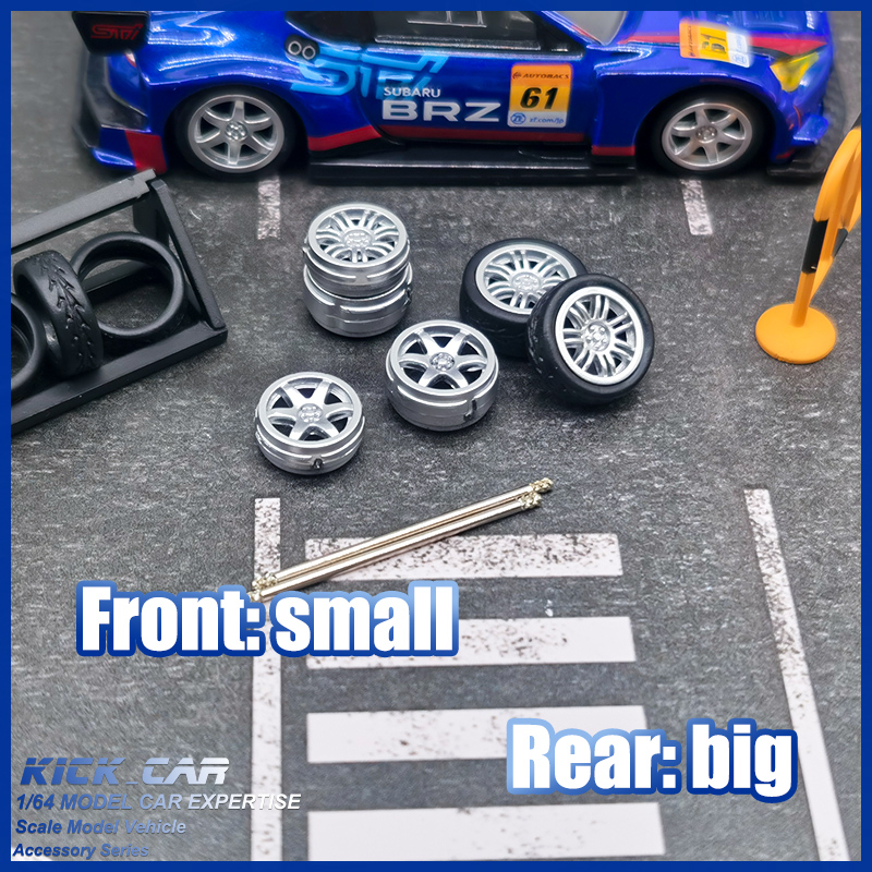 1/64 Model Car Wheels D: 11mm+ - Vintage Collectible Model Cars บทวิจารณ์และราคา