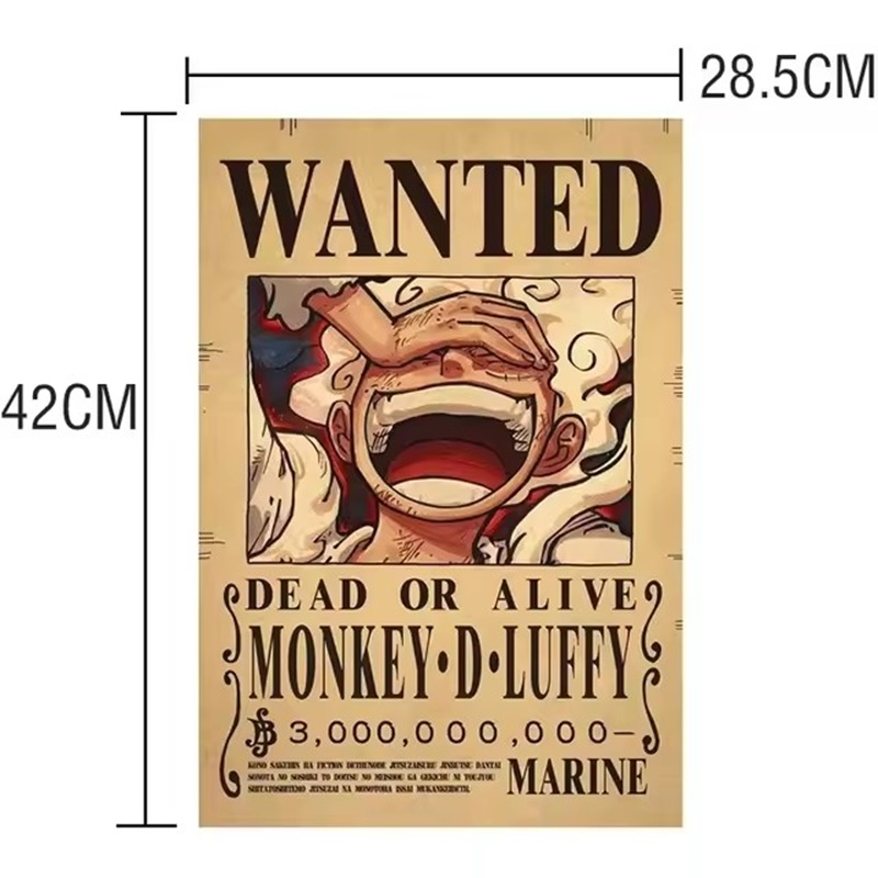 Anime One Piece Bounty Wanted  - Vintage Collectible Items บทวิจารณ์และราคา