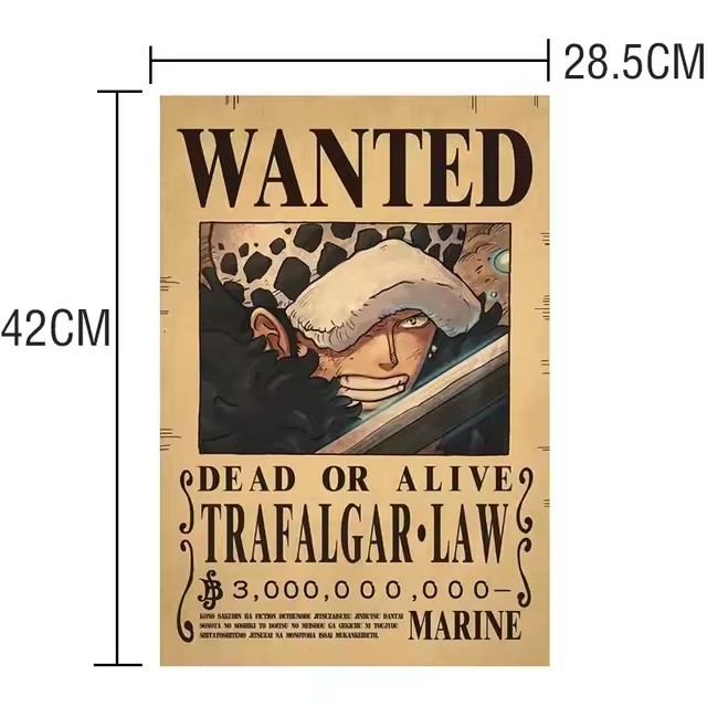Anime One Piece Bounty Wanted  - Vintage Collectible Items บทวิจารณ์และราคา