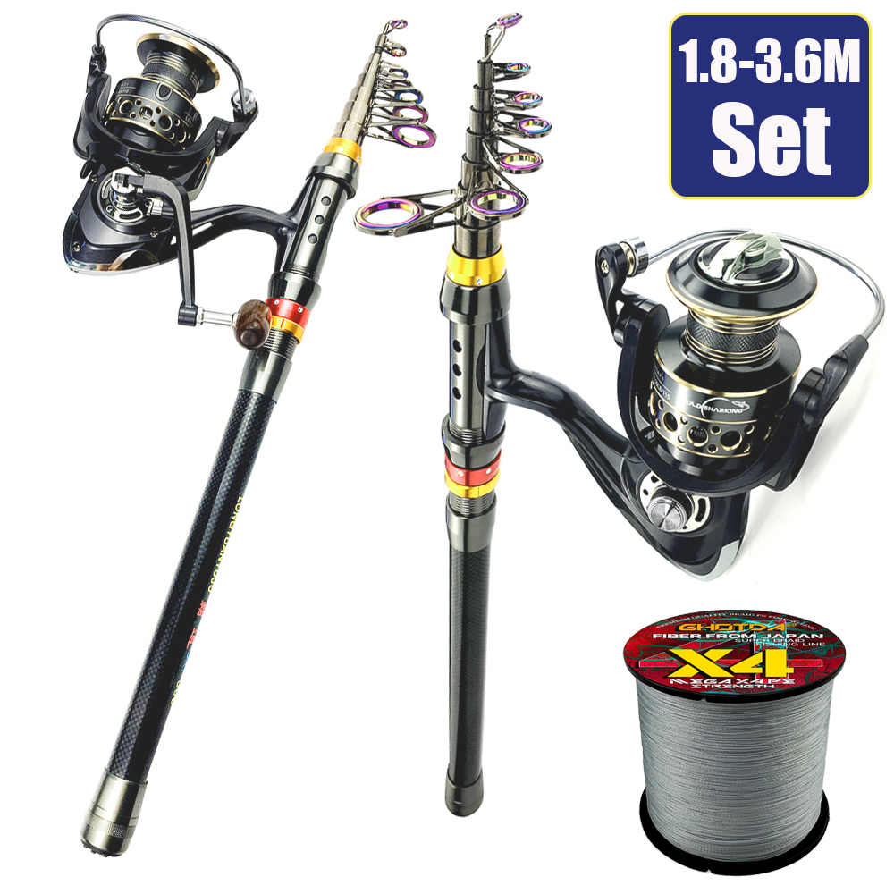 1.8-3.6m Feeder Sea Pole Combo - Developing Tank Reel บทวิจารณ์และราคา