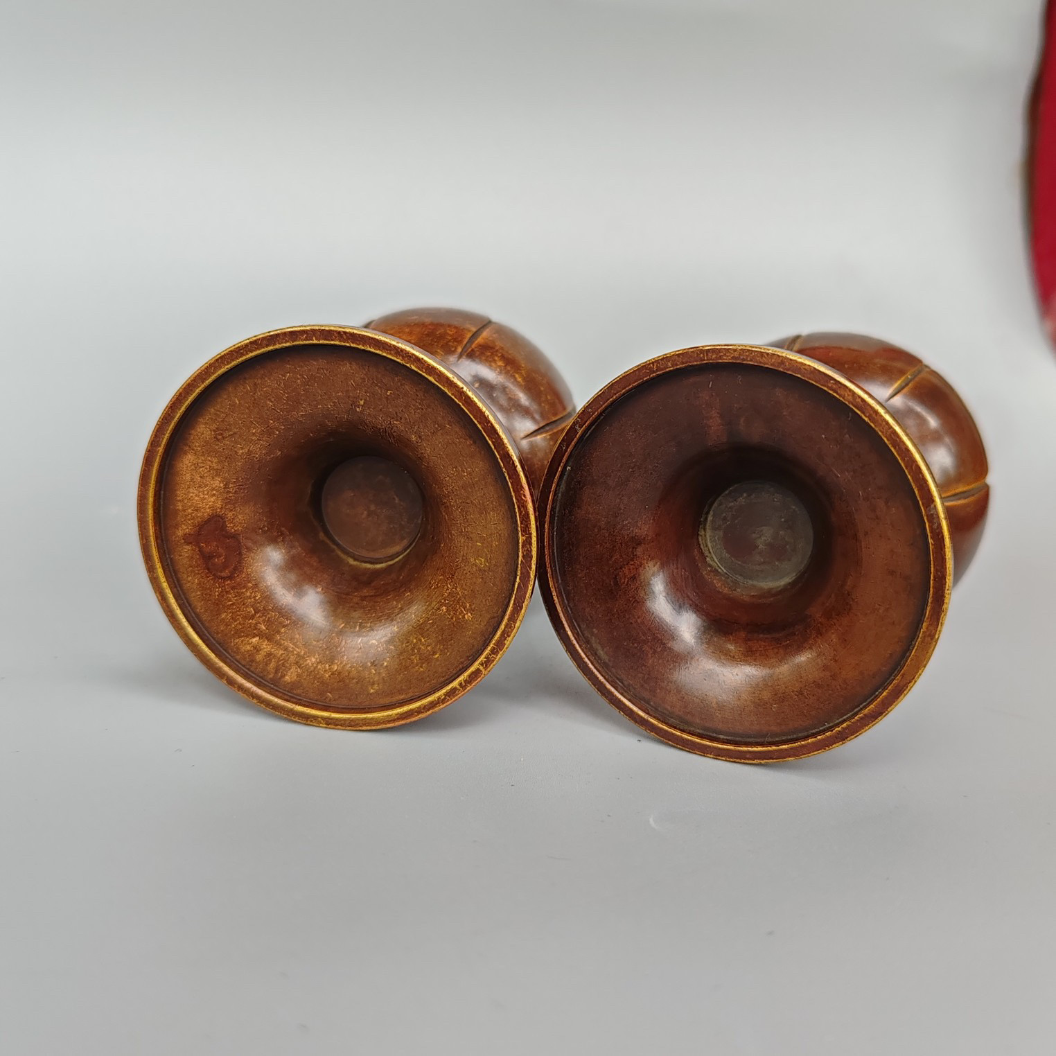 2Pcs Vintage Pure Brass Cups C - Collectible Vintage Matches บทวิจารณ์และราคา