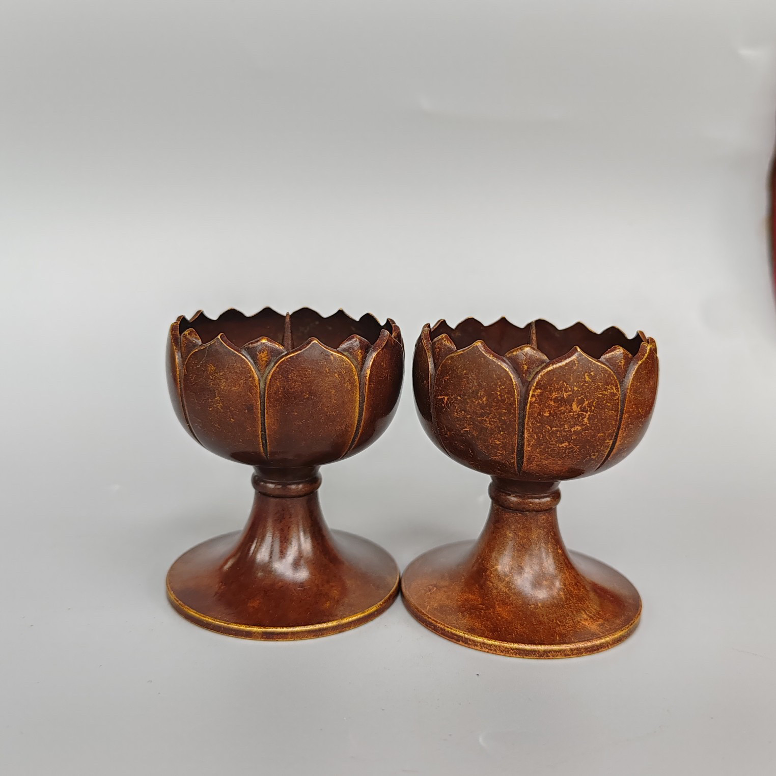 2Pcs Vintage Pure Brass Cups C - Collectible Vintage Matches บทวิจารณ์และราคา
