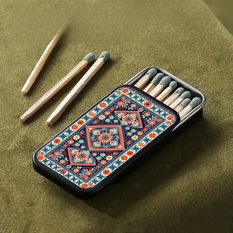 Vintage Metal Match Box Peaky  - Collectible Vintage Matches บทวิจารณ์และราคา