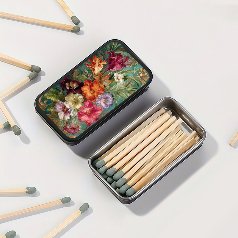 Vintage Metal Match Box Peaky  - Collectible Vintage Matches บทวิจารณ์และราคา