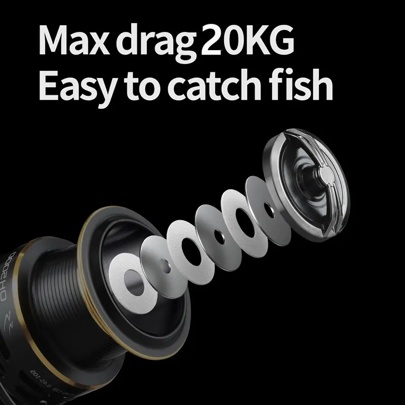 LINNHUE Carp Fishing Reel Spin - Developing Tank Reel บทวิจารณ์และราคา
