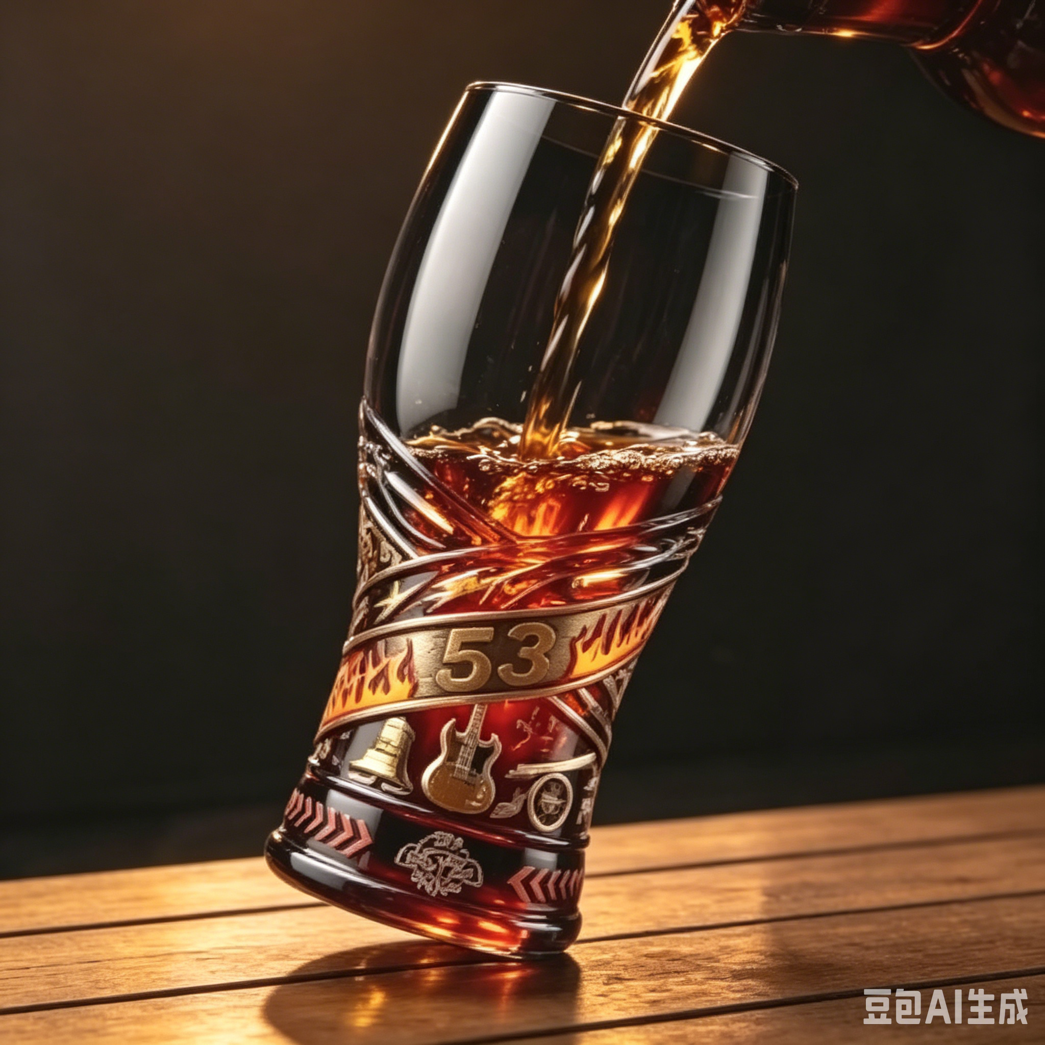 Vintage Rock Music 3D Embossed - Vintage Collectible Glassware บทวิจารณ์และราคา