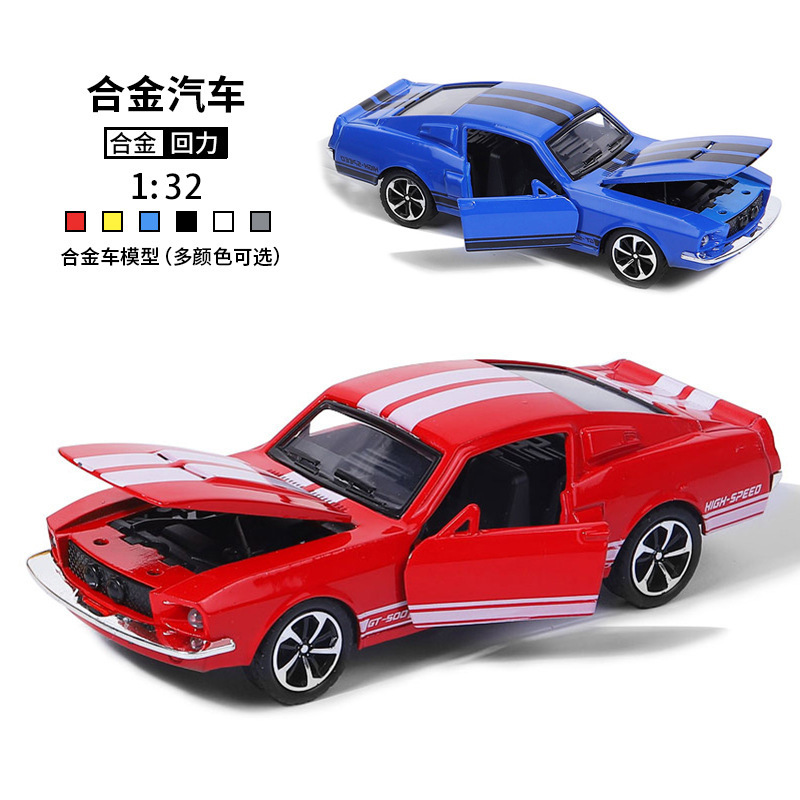 1:32 Diecast Alloy Ford Mustan - Vintage Collectible Model Cars บทวิจารณ์และราคา