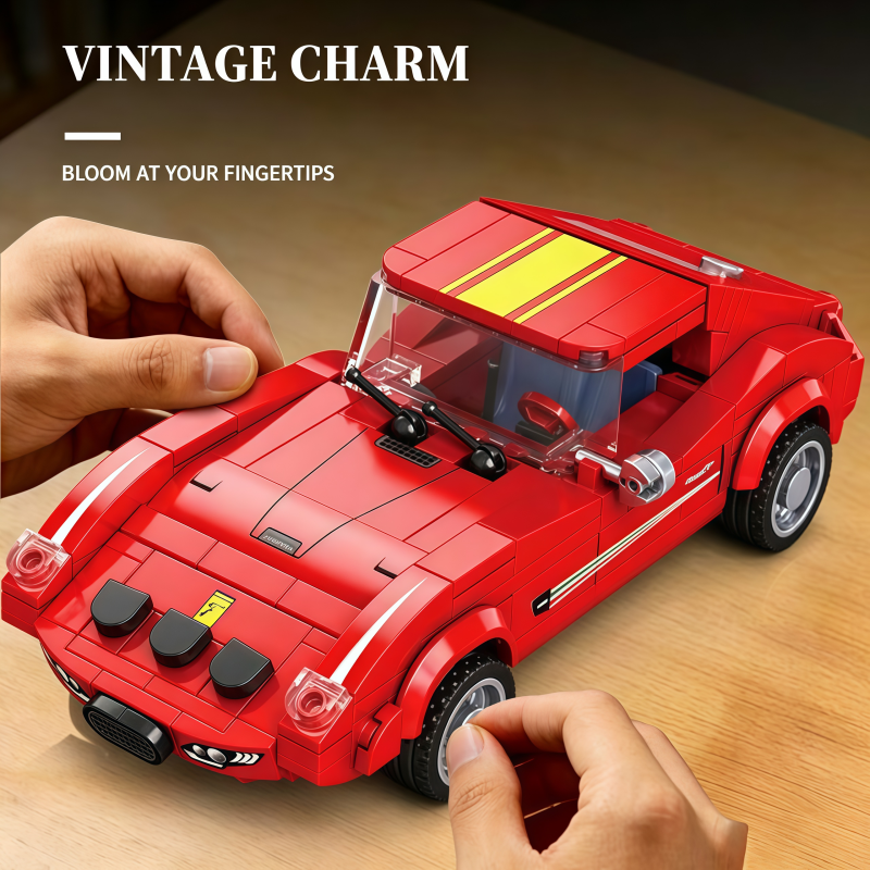 Classic red vintage sports car - Vintage Collectible Model Cars บทวิจารณ์และราคา