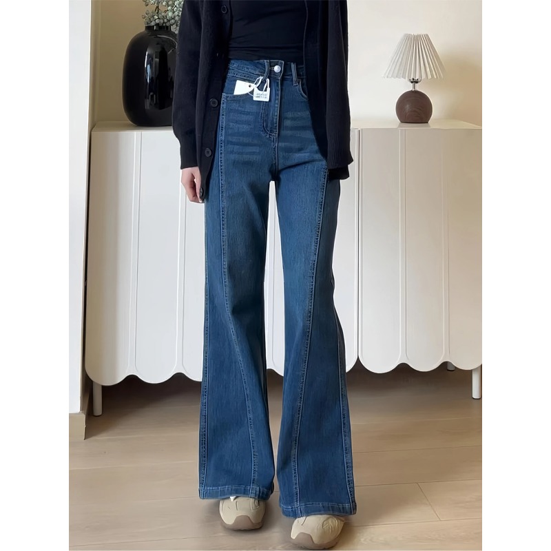 Autumn Elastic Bell Bot Jeans  - Collectible Vintage Matches บทวิจารณ์และราคา