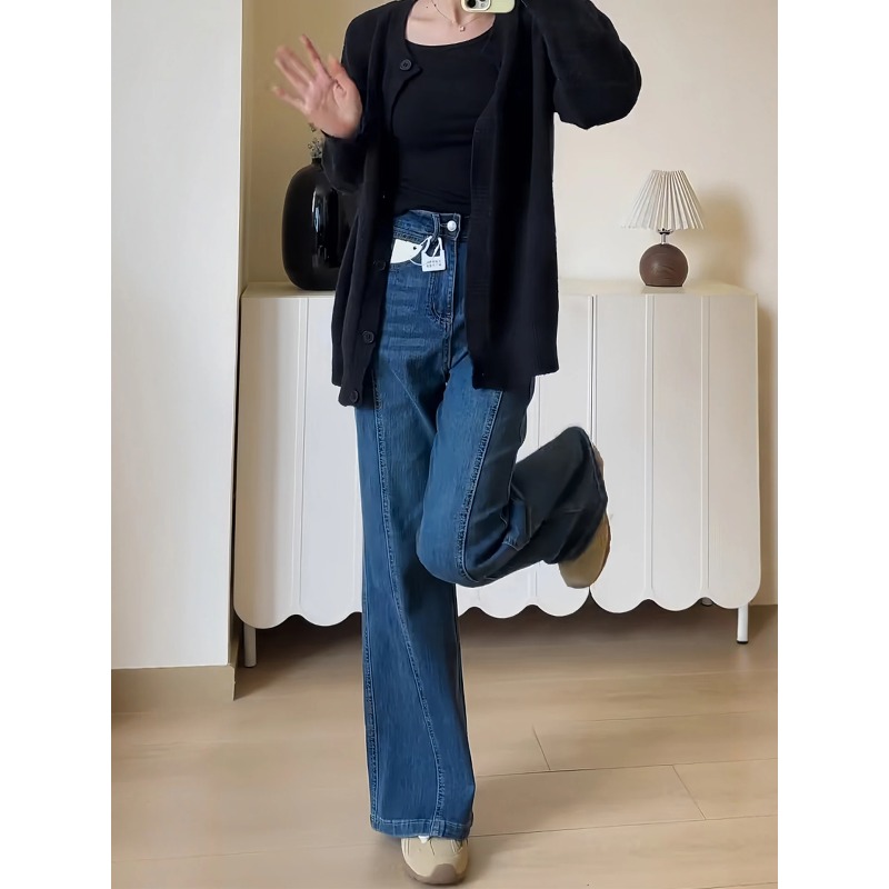 Autumn Elastic Bell Bot Jeans  - Collectible Vintage Matches บทวิจารณ์และราคา